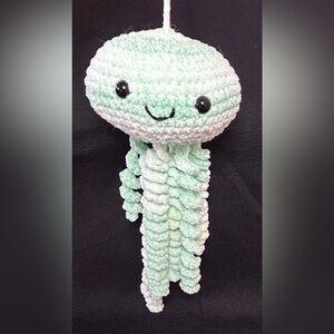 Handmade Green Jellyfish Plush